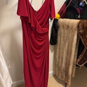 Ralph Lauren Stunning Festive Red Gown (NWT), Size 10